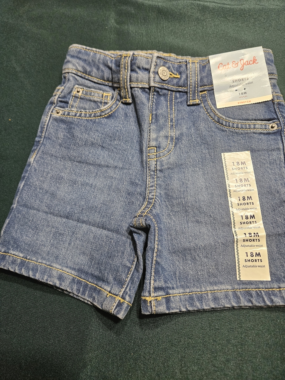 Cat & Jack Blue Denim Toddler Shorts